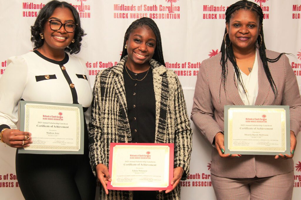 2025 Scholarship Recipients: Madison, Talyia, Shearia
